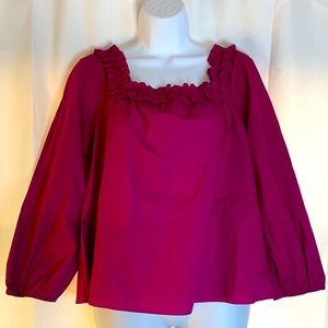 2/$20 J. Crew S Ruffled Top